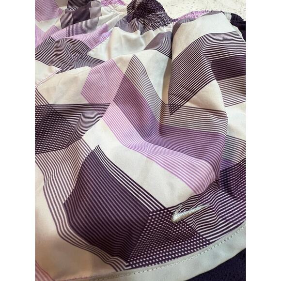 NIKE RUNNING SHORTS PURPLE GREY WOMENS SIZE SMALL - Picture 7 of 7